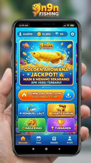 Galeri pratinjau visual 9n9n build APK resmi terbaru